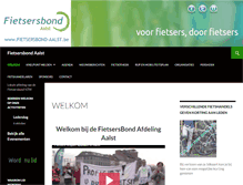 Tablet Screenshot of fietsersbond-aalst.be